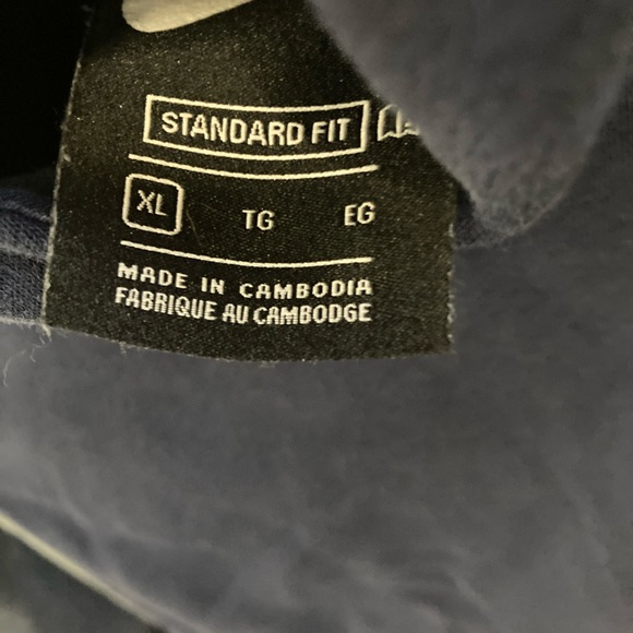 Standard Fit Navy Blue Nike hoodie - Picture 4 of 4